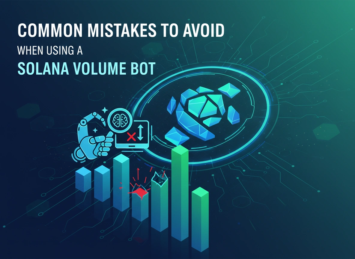 Common Mistakes to Avoid When Using a Solana Volume Bot